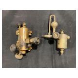 Lot of Two Brass Lubricators