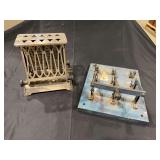 Industrial Knife Switch Panel and Metal Toaster
