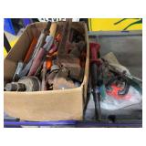 Mixed Assortment of Hand Tools and Hardware in Box