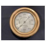Great Lakes Engineering Works Detroit Michigan Brass Pressure Gauge