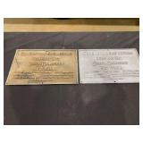 Set of 2 Combustion Engineering Company Inc. Steam Generator Data Plates