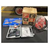 Assorted Tool Lot Featuring WEN Router, KingCraft Socket Set, and KingCraft Soldering Gun