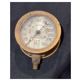 Ashcroft Mfg Co. Buffalo Steam Gauge Pressure Indicator Brass