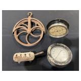 Industrial Gauges, Counter, and Pulley Wheel Assortment