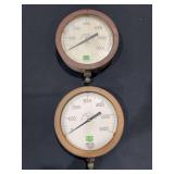 Lot of Two The Watson-Stillman Co. Roselle N.J. Hydraulic Pressure Gauges, 0-6000 PSI