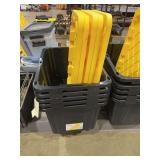 HDX 27 Gallon Plastic Storage Totes with Lids - Lot of Multiple Units