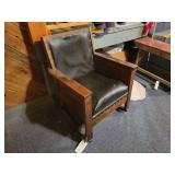 Mission oak rocking chair