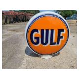 Original Gulf Gas Pump Globe
