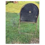 Quaker State Tombstone Sign and Stand
