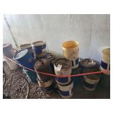 Large Lot Of Advertising Buckets
