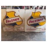 (2) Falstaff Sign Inserts