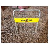 Pennzoil Oil Can Display Rack