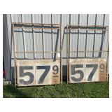 (2) Fuel Price Signs