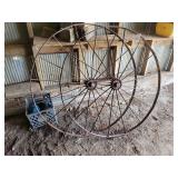 (2) Steel Wheels