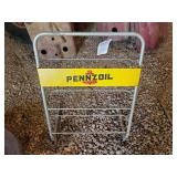 Pennzoil Oil Can Display Rack