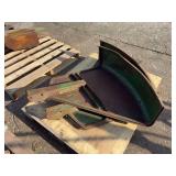(2) John Deere Early Styled Two Cylinder Flat Top Fenders