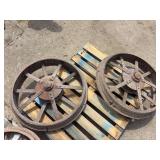 (2) Case 30” Front Wheels