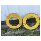 (2) John Deere Model L and M Front Wheel Weights