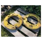 (2) Minneapolis Moline Wheel Weights