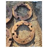(2) Minneapolis Moline Weights