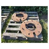 (2) John Deere Wheel Weights