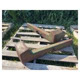 John Deere Model 60 and 70 Two Piece Frame Weight Set