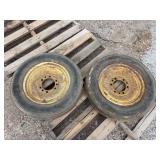 (2) 5.00-15 Tires on Six Bolt Rims
