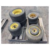 (8) Lawn and Garden Tires and Wheels