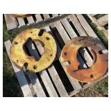 (2) John Deere Wheel Weights