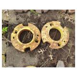 (2) John Deere Weights
