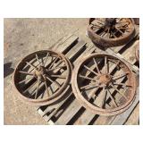 (2) John Deere 24” Front Wheels