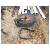 John Deere Single  Front Wheel