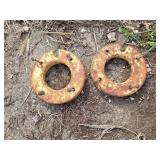 (2) Wheel Weights