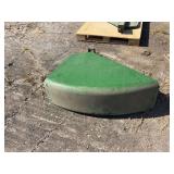 (2) John Deere Early Styled Letter Series Flat Top Front