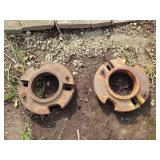 (2) John Deere Weights