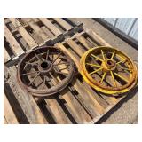 (2) John Deere 22” Front Wheels