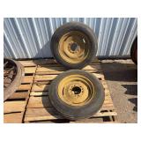 (2) Firestone 5.0-16 and Wheels