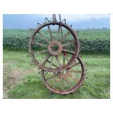 (2) F&H Steel Wheels