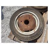 (2) Mismatched Tires on 12” Three Bolt Rims