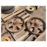 (2) 25” Steel Wheels
