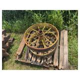 (2) Steel Wheels