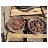 (2) F&H Front Wheels