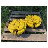 (2) John Deere Model L Wheel Weights