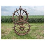 (2) F&H Steel Wheels