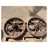 (2) John Deere 24” Front Wheels
