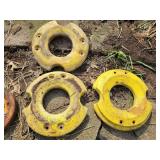 (3) John Deere Weights