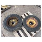 (2) Mismatched Wheels and Tires