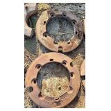 (2) Minneapolis Moline Weights