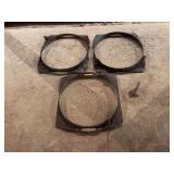 (3) John Deere Two Cylinder Fan Shroud