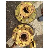 (2) Splined Hubs